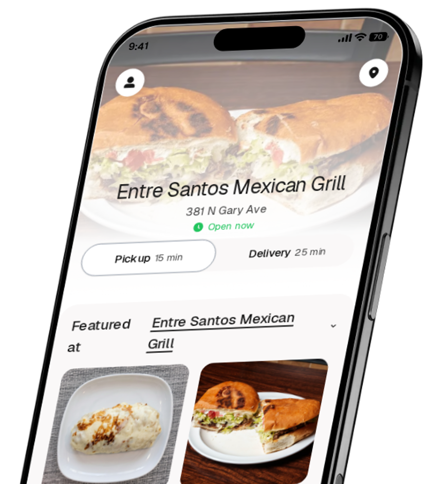 Entre Santos Mexican Grill app preview