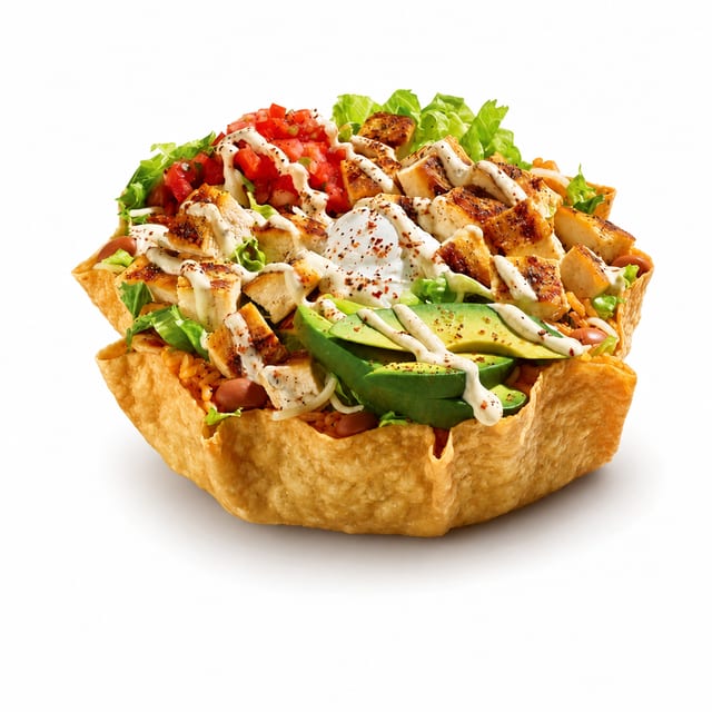 Veggie Tostada.