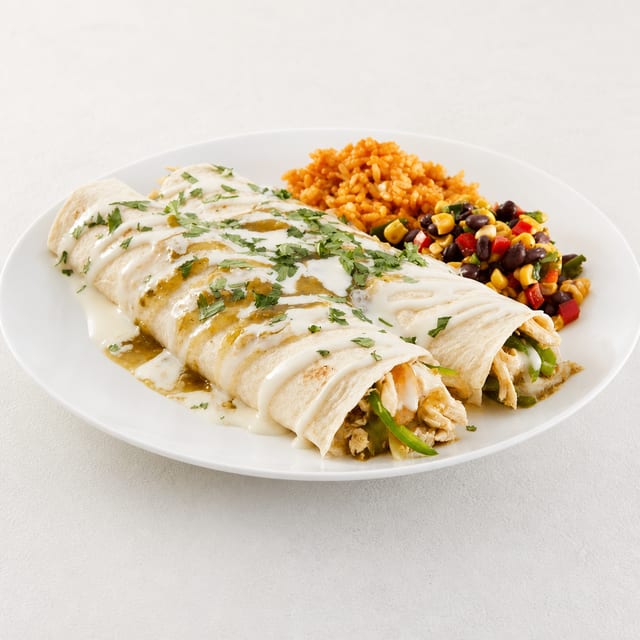 Burrito Suizo Dinner.