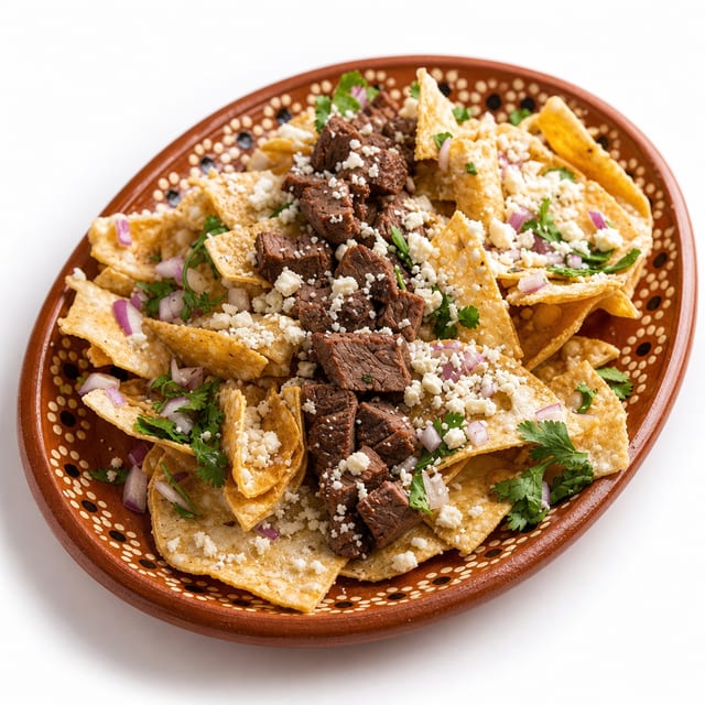 Chilaquiles with Meat.